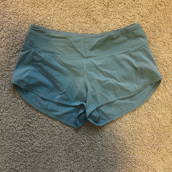 Lululemon Turquoise Shorts - Picture 2 of 4